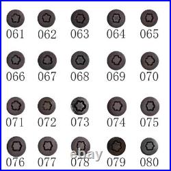 #061- #080 Anti-theft Wheel Bolt Lock Nut Key Adapter Remover Tool for BMW Mini