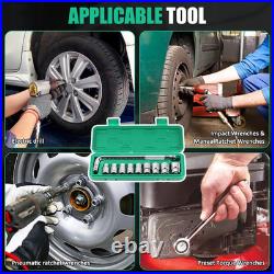 10 PCS Locking Wheel Nut Removal Tool, Impact Bolt Extractor Set, 8/10/12/13/14/