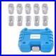 10 Piece Wheel Nut Locking Key Remover 17mm Socket CRV Set 10-21 Point For VW
