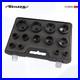 13 Piece Grooved Locking Wheel Nut Remover Socket Set Inside Tooth 18mm 80mm