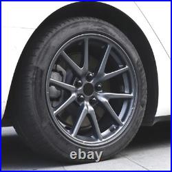 16P 17mm BLACK ALLOY WHEEL NUT COVERS + 4P Locking CAPS UNIVERSAL FOR ANY CAR