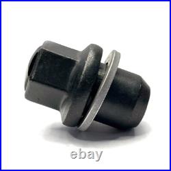 16 Genuine Land Rover OEM Wheel Nuts + 4 Locks 14x1.50 Black DEFENDER 90