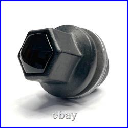 16 Genuine Land Rover OEM Wheel Nuts + 4 Locks 14x1.50 Black VOGUE L405