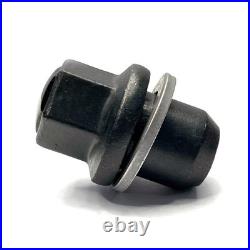16 Genuine Land Rover OEM Wheel Nuts + 4 Locks 14x1.50 Black VOGUE L405