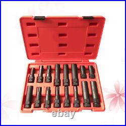 16pcs Fixing Screw Eccentric Cam Lug Nut Remover Set Bolts Fitting Dowels