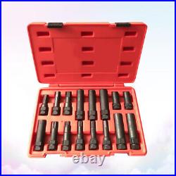 16pcs Fixing Screw Eccentric Cam Lug Nut Remover Set Bolts Fitting Dowels