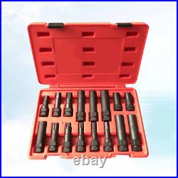 16pcs Fixing Screw Eccentric Cam Lug Nut Remover Set Bolts Fitting Dowels