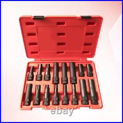 16pcs Fixing Screw Eccentric Cam Lug Nut Remover Set Bolts Fitting Dowels