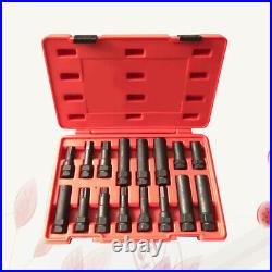 16pcs Fixing Screw Eccentric Cam Lug Nut Remover Set Bolts Fitting Dowels