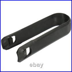 17mm Matte Black Nut Caps + 4x Locking Wheel Nut Covers + Removal Tool Audi BMW