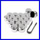 17mm WHEEL NUT BOLT COVERS LOCKING CAPS SET ROUND For Audi A1 A3 A4 A5 A6 A7