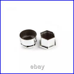 17mm WHEEL NUT BOLT COVERS LOCKING CAPS SET ROUND For Audi A1 A3 A4 A5 A6 A7