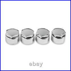 17mm WHEEL NUT BOLT COVERS LOCKING CAPS SET ROUND For Audi A1 A3 A4 A5 A6 A7