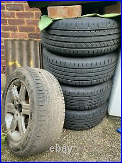 18 Le mans alloy wheels and Tyres X5 Shogun L200 Japanese with nuts and locking