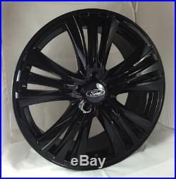 18 Transit Custom Fantom Alloy Wheels with Tyres, Ford Badges & Locking Nuts