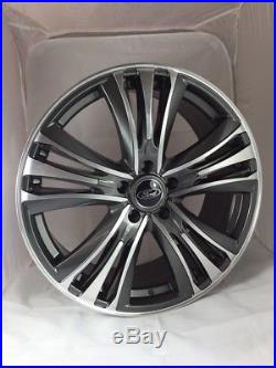 18 Transit Custom Fantom Alloy Wheels with Tyres, Ford Badges & Locking Nuts