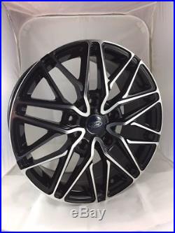 18 Transit Custom Wraith Alloy Wheels with Tyres, Ford Badges & Locking Nuts