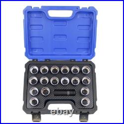18pcs Land Rover Wheel Locking Nut Key Kit, Anti-theft Lug Removal Socket Tool