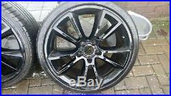 19 alloy wheels 235/35/19 with tyers all very good condition with locking nuts