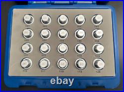 1 X Laser Locking Wheel Nut Key Set Vauxhall / Opel 20 Pc 6861 Free Uk P&p