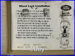 2006-2020 Genuine OEM Wheel Locking Lug Nut Set for all Range Rover/Sport/LR3&4