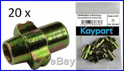 20X Dynomec Blade C McGard Locking Wheel Nut Removal Tool Franklin AFT014 AFT25