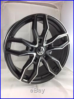 20 Inch VW Transporter Turismo Alloy Wheels with Tyres, VW Badges & Locking Nuts