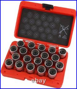 20pc Locking Wheel Nut Socket Set for Vauxhall Opel GM