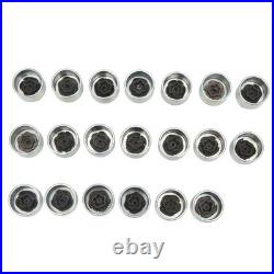 20pcs Wheel Lock Lug Nut Socket High Strength Anti Theft Removal Tool For Cars