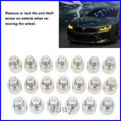 20pcs Wheel Lock Lug Nut Socket High Strength Anti Theft Removal Tool For Cars