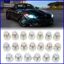 20pcs Wheel Lock Lug Nut Socket High Strength Anti Theft Removal Tool For Cars