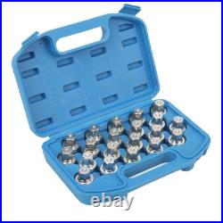 20pcs Wheel Lock Lug Nut Socket High Strength Anti Theft Removal Tool For Cars