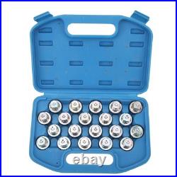 20pcs Wheel Lock Lug Nut Socket High Strength Anti Theft Removal Tool For Cars