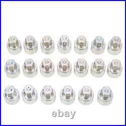 20pcs Wheel Lock Lug Nut Socket High Strength Anti Theft Removal Tool For Cars
