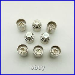 20pcs set Vauxhall Wheel Locking Nut Master Security Bolt Key Opel 181-200