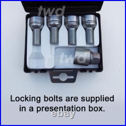 20x ALLOY WHEEL BOLTS + LOCKS FOR PORSCHE BOXSTER NUTS 986 987 981 718 LUG STUD