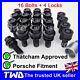 20x BLACK WHEEL BOLTS & LOCKS PORSCHE BOXSTER 986 987 ALLOY STUD NUTS 20Fe