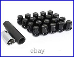 20x Rays 17HEX Wheel Lug Nuts Lock Nut 31mm for 5H Black M12xP1.25 from Japan