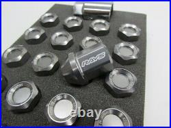 20x Rays Wheel Lug Nuts Dura Lock Nut Set 32mm For 5H GM M12xP1.5 (12x1.5)