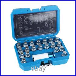 21PC Locking Wheel Bolt Lug Nut Key Removal Socket Set for BMW and Mini Series