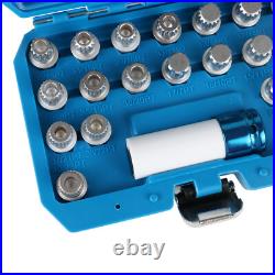 21PC Locking Wheel Bolt Lug Nut Key Removal Socket Set for BMW and Mini Series