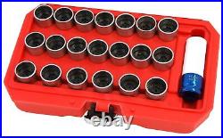 21Pcs Bmw Locking Wheel Nut Stud Remover Tool Kit