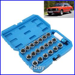 21Pcs Set Wheel Locking Lug Nut Key Set Remover Installation AntiTheft Kit For