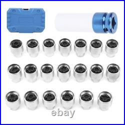 21Pcs Wheel Locking Lug Nut Key Set Remover Installation AntiTheft Kit For Mini