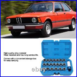 21Pcs Wheel Locking Lug Nut Key Set Remover Installation AntiTheft Kit For Mini