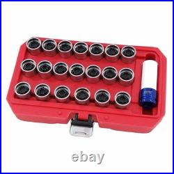 21pc Audi Master Locking Wheel Nut Stud Remover Tool Kit