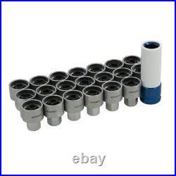 21pc Audi Master Locking Wheel Nut Stud Remover Tool Kit