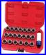 21pc Locking Wheel Nut Remover Socket Set Master for Audi 1/2in Drive