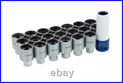 21pc Vauxhall C Opel Gm Locking Wheel Nut Key Set Oem Z16512-181 To Z16512-200