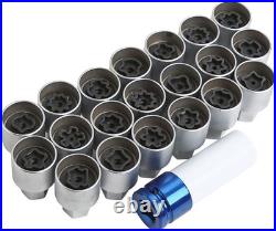 21pc Vauxhall C Opel Gm Locking Wheel Nut Key Set Oem Z16512-181 To Z16512-200